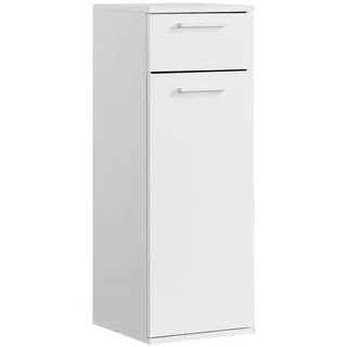 mokebo Matrose Bad-Beistellschrank 33 x 91 x 34 cm Weiß
