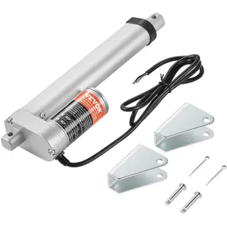Vevor 1500N Linear Actuator DC 12V Linearantrieb IP54 Elektrischer Linearmotor 150mm Hublänge Geräuschpegel ≤60dB Elektrische Türöffner 5mm/s Fahrgeschwindigkeit Lineartechnik Verstellantrieb