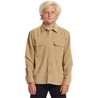 Quiksilver Langarmhemd »VENTURE OVERSHIRT CORD YOUTH«, braun