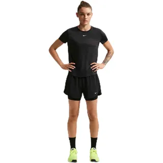 Nike Damen One Df Hr 3In 2N1 Shorts, Black/White, M