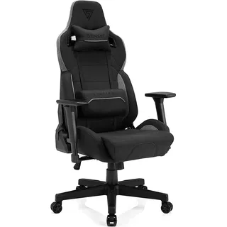 SENSE7 Sentinel Gaming Stuhl Schreibtischstuhl Ergonomischer Bürostuhl Ergonomisch Gamer Stuhl Gaming Sessel Gamingstuhl Schwarz Gaming-Stühle Gaming Chair Ergonomic Office Chair Drehstuhl 150 Kg - Grau