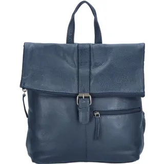 The Skandinavian Brand Damen Leder Rucksack navy : 60-blau Farbsortierung: 60-blau - Blau