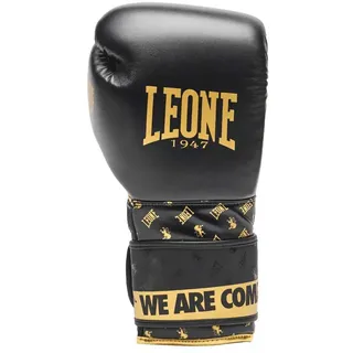 Leone1947 Dna Leder Künstliche Boxhandschuhe - Black - 12 oz