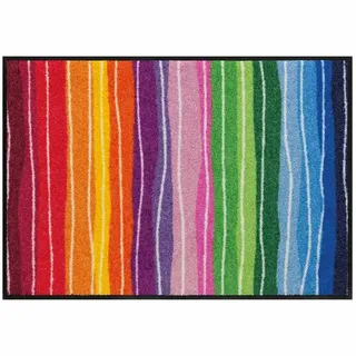 SALONLOEWE Fußmatte Wavy Lines Streifen Bunt 50x75 cm