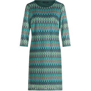 Etuikleid BETTY BARCLAY "Etuikleid mit 3/4 Arm", Damen, Gr. 40, EURO, blau, grün, Obermaterial: 100% Polyester PES., Kleider Etuikleid