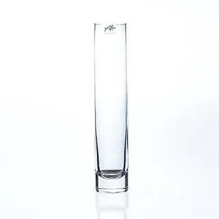 Sandra Rich Glasvase, Blumenvase SOLIFLEUR H. 30cm D. 5cm rund transparent