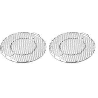 Weber 8835 Gourmet BBQ System, Grillrost mit Grillrosteinsatz, Schwarz (Packung mit 2)