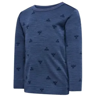 Hummel Mini Wool Langarm-t-shirt - Vintage Indigo - 86 cm