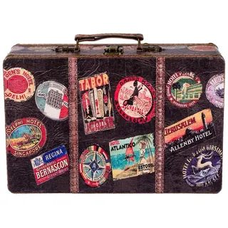 BIRENDY Truhe Kiste KD1291 26 x 15 x 8 cm 1-tlg. braun