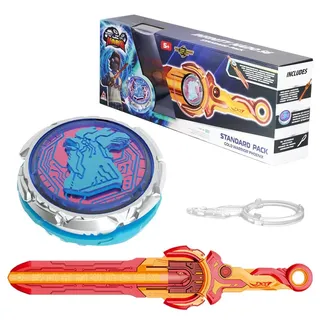 INFINITY NADO Kreisel für Kinder Metall Spielzeug Jungen, Battle Tops Kreisel Launcher Spielzeug, Spinning Tops Jungen ab 5 6 7 8 9 10 11 12 Jahre, Standard Pack Gold Warrior Phoenix