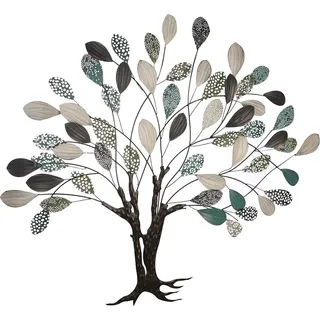 Casablanca by Gilde Wanddekoobjekt »Wandrelief Baum«, (1 St.), blau,