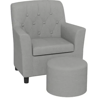 aiyaplay Kindersessel 45 x 50,5 x 43 cm Textil Grau