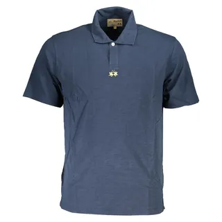 La Martina Herren-Kurzärmeliges Poloshirt Blau - Blau