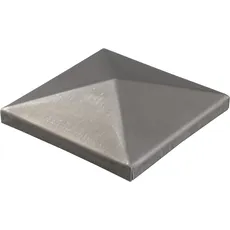 Alberts 418021 Pfostenkappe für Vierkantmetallpfosten | zum Anschweißen | Stahl | 80 x 80 mm