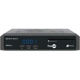 Servimat Satellite Fransat HD SIRIUS3 Decoder schwarz
