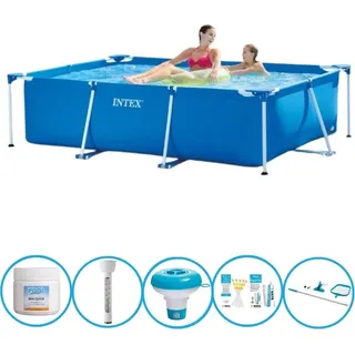 Intex Pool Rectangular Frame 220x150x60 cm - Schwimmbad-Set - Blau