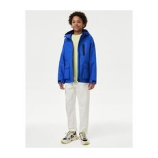 Boys M&S Collection Water Resistant Tech Jacket (6-16 Yrs) - Bright Blue, Bright Blue - 11-12 Years