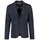 Herren Gr 50 blau 75 Polyester 22 Viskose 3 Elasthan Sakkos Jerseysakko