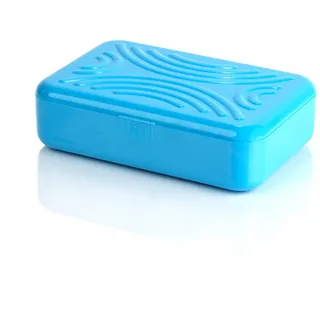 Kimmel Brotdose Brotbüchse Vesperdose Proviantbox Frischhaltedose Lunchbox Vorratsdose, Höhe 5 cm, aus Kunststoff, Farbe hellblau