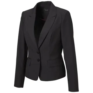 Tricorp 405005 Corporate Damen Blazer, 70% Wolle/30% Natural Stretch Polyester, 270g/m2, Schwarzer Streifen, Größe 34