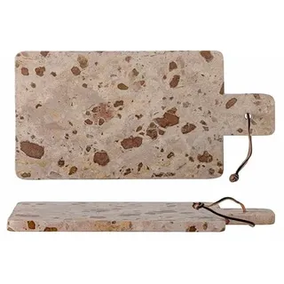 Nukaka Schneidebrett, Braun, Marmor