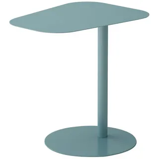 [en.casa] Beistelltisch Nastätten 50x50x38 cm Blau, matt [en.casa]