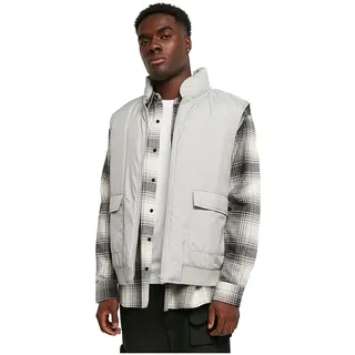 Urban Classics Clean Puffer Weste - Light Asphalt - 3XL
