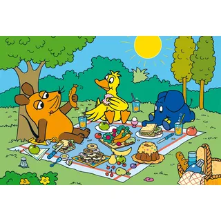 Schmidt Spiele 56571 Die Maus, Picknick, 60 Teile Kinderpuzzle