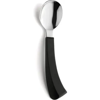 Amefa SELECT 3001 Löffel für Linkshänder mit Griffverdickung, 18/10 Edelstahl, Besteck Schwarz, Esshilfe für Senioren, Alltagshilfe Besteck, rostfrei & spülmaschinenfest