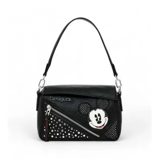 DESIGUAL für Damen. 24WAXP71 Mickey Studstyle Tasche schwarz (OSFA), Lässig, Polyurethan
