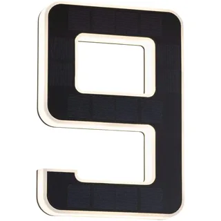 Paulmann 79850 Solar-Hausnummernleuchte 0.20W Warmweiß Schwarz