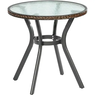 Merxx Ravenna Gartentisch Ø 70 x 73 cm Beige/Grau