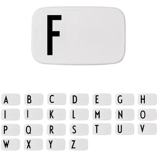 Design Letters Buchstaben Brotdose für Kinder, Erwachsene A-Z | Lunchbox BPA frei | Lunchbox Erwachsene | Personalisierte Geschenke | Ideal als Snackbox, Frühstücksbox, Brotbox Kinder, Brotdose Schule