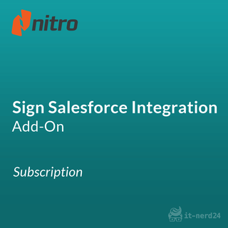 Nitro Sign Salesforce Integration - Add-On 3 Year Subscription per Year ESD