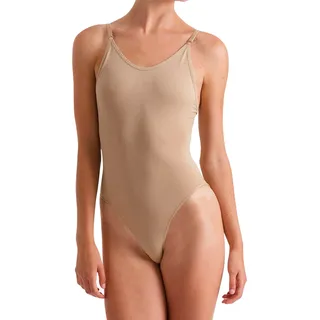 Silky Damen Dance Body mit tiefem Rückenausschnitt, nahtlos LW377 (Large) (Nude) - Beige