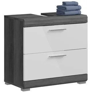 xonox.home Waschbeckenunterschrank Scout Anthrazit/Weiß