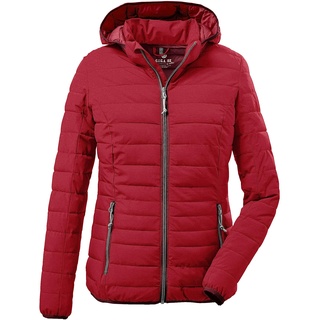 G.I.G.A. DX Damen Steppjacke/Casual Funktionsjacke in Daunenoptik mit Kapuze rot, 36,