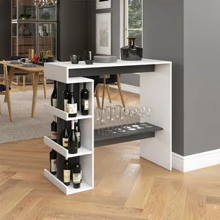 Vicco Bartisch Dana Weiß Anthrazit Ablage Fächer Regal