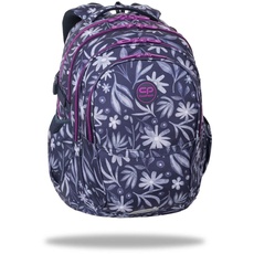 Coolpack F002788, Schulrucksack FACTOR SHY FLOWER, Multicolor, 46 x 32 x 17 cm