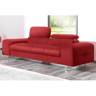 Cotta »Chef« Big-Sofa mit Kopfteilverstellung, edle Metallkufen,