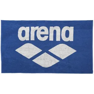 Arena Unisex – Erwachsene Baumwoll Handtuch Pool Soft, royal-White, 150x90cm