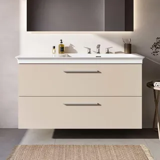 Ideal Standard i.life B Waschtischunterschrank 100 cm mit 2 Auszügen, asymmetrisch rechts
