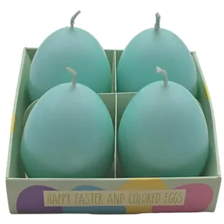 Dekohelden24 Ostereikerze 4 St. blau