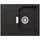 Manhatten D-100XS links Unterbau onyx/Drehknopfventil 640 x 510 mm