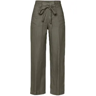 BRAX Damen Style Maine Pure Linen Hose, Khaki, 29W / 32L EU