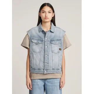 G-Star Relaxed Denim Weste / Vintage Platinum Blue - XL