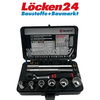 Würth Steckschlüssel 1/4 Zoll Multi Sortiment Mini