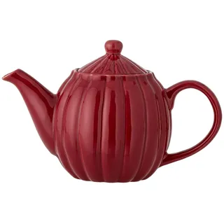 Bloomingville Latina Teekanne, Rot, Steingut, T13xH17 cm, 1085 ml
