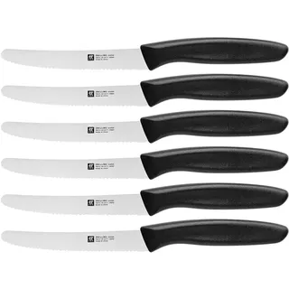 Zwilling Twin Grip Messerset 6-tlg. 12 cm Schwarz/Silber