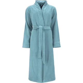 VOSSEN Bademantel »Alabama, ideal für Sauna & Spa, Hotelbademantel, Morgenmantel« 1 Stk. Stehkragen, blau